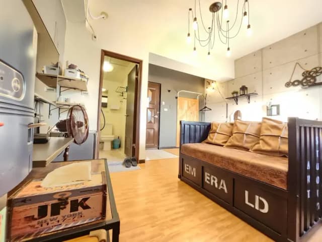 ❤一中安心租屋社❤有統編收據-大間星空5號雙人房【需走2層樓梯】●窗戶面向住宿區露天走廊-5