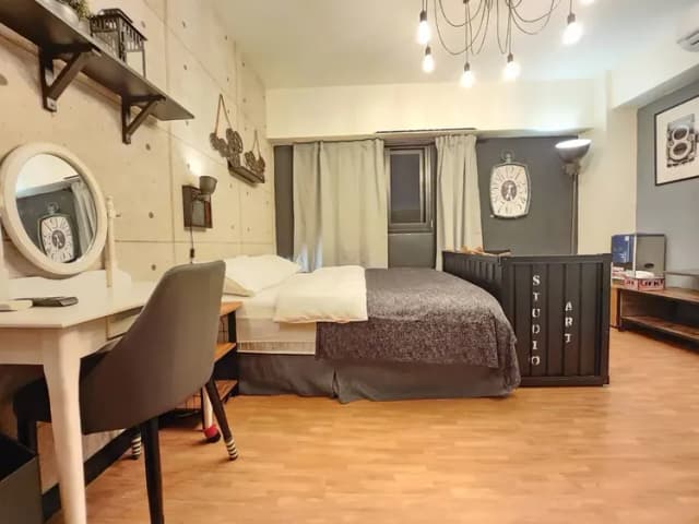 ❤一中安心租屋社❤有統編收據-大間星空5號雙人房【需走2層樓梯】●窗戶面向住宿區露天走廊-2