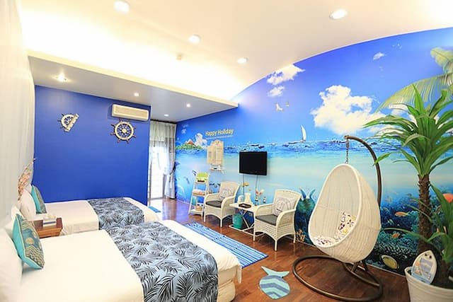 藍色海洋四人套房