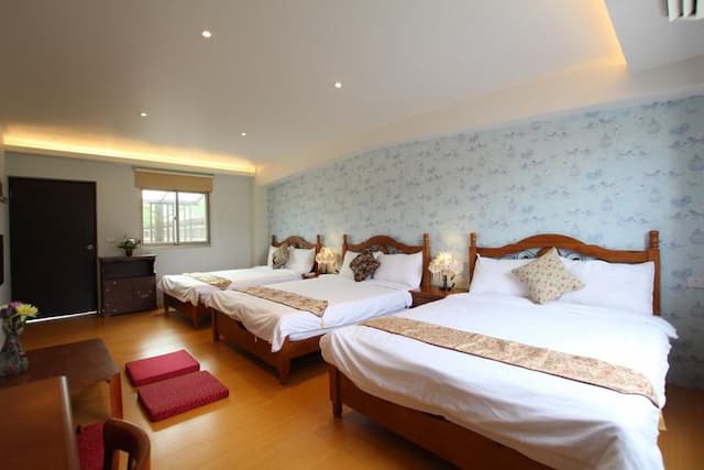 송 맨스 엣지 홀리데이 홈 Yilan Pine Villa Homestay-Cabins family six rooms-1