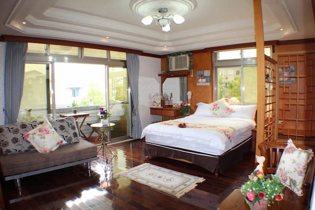 송 맨스 엣지 홀리데이 홈 Yilan Pine Villa Homestay-Deluxe double room-1