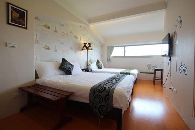 송 맨스 엣지 홀리데이 홈 Yilan Pine Villa Homestay-Quadruple room-1