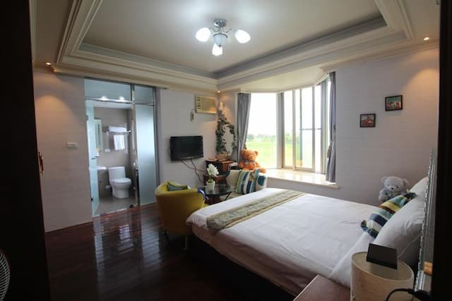 송 맨스 엣지 홀리데이 홈 Yilan Pine Villa Homestay-Landscape double room-1