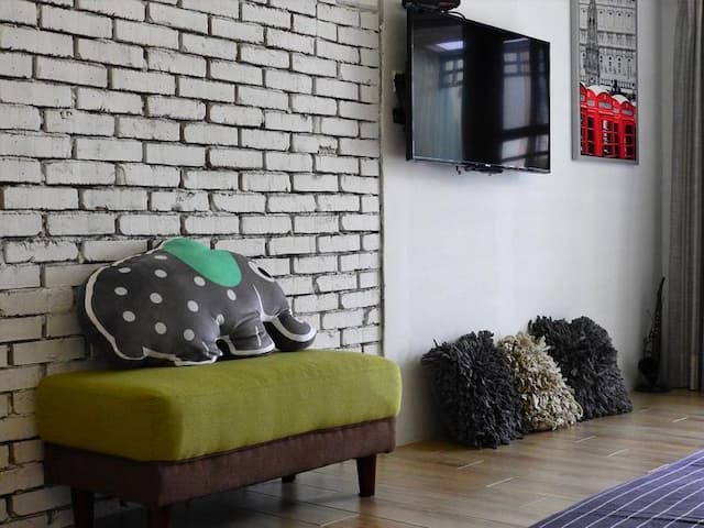 安平房子-陽台四人房-8