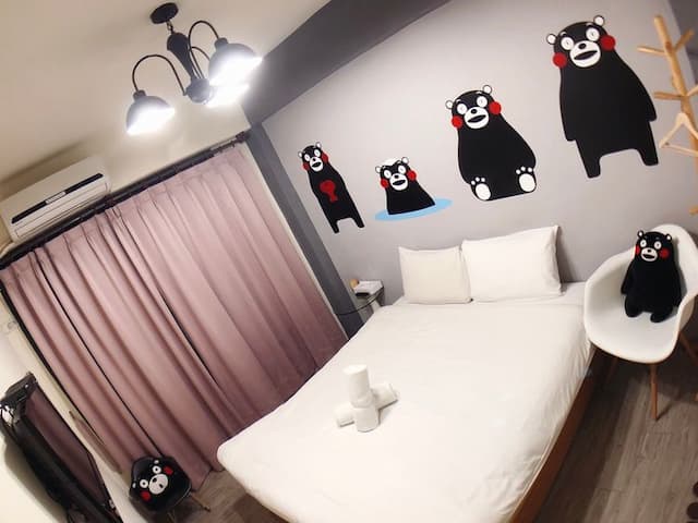 Feng Chia. Music Mu Lè mù-Economy double room (no pick room)-4