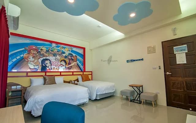 Taitung Blue B&B-Triple room with city view-5