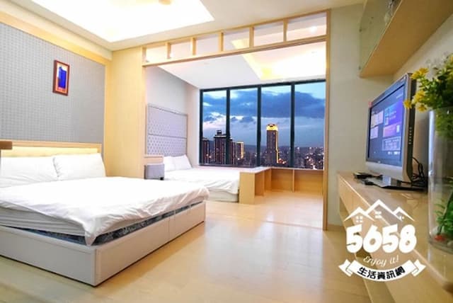 85假期會館 l 絕美海景、緊鄰捷運站-Landscape quadruple Room-1