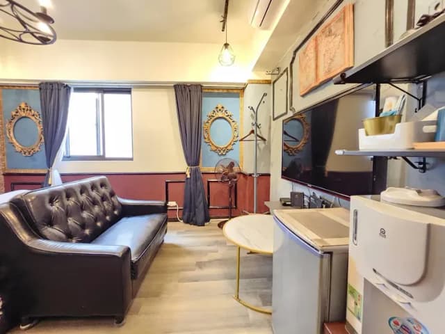 ❤一中安心租屋社❤有統編收據-大間4A雙人房【需走1層樓梯】●窗戶面向住宿區露天走廊-3