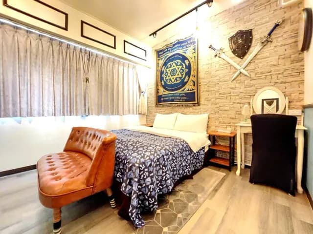 ❤一中安心租屋社❤有統編收據-大間4B雙人房【需走1層樓梯】●窗戶面向住宿區露天走廊-2