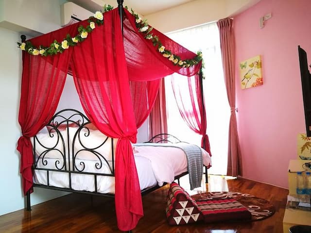 Penghu 198 Red Hat Bed and Breakfast-Romantic double A21-1
