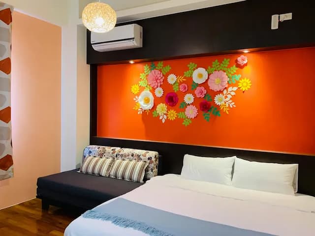 Penghu 198 Red Hat Bed and Breakfast-Comfort double B42-5