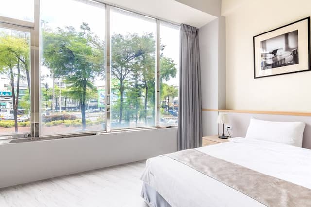 台南良辰暖居｜鄰近神農街、設有溜滑梯房-經典雙人房-B01-4