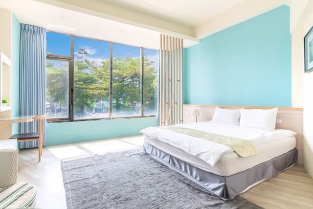 台南良辰暖居｜鄰近神農街、設有溜滑梯房-高級雙人房-C01-6