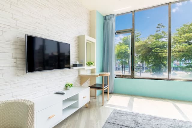 台南良辰暖居｜鄰近神農街、設有溜滑梯房-高級雙人房-C01-7