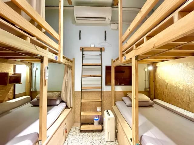 台南緣憩バックパックホステル-4-bed dormitory room-1