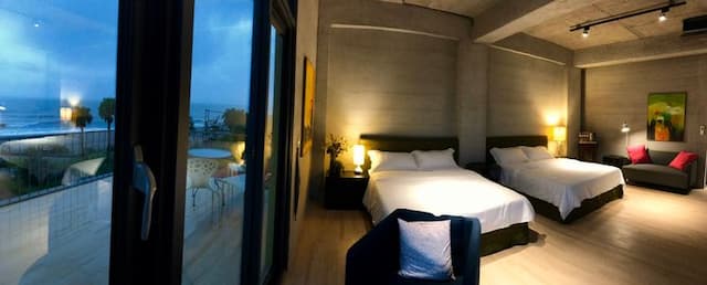 頂樓海景四人房