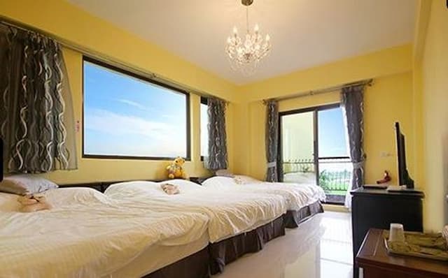 心悅民宿｜親子友善｜自行車使用&BBQ場地｜享早餐-景觀6人套房-1