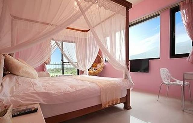 心悅民宿｜親子友善｜自行車使用&BBQ場地｜享早餐-夢幻公主2人房-2