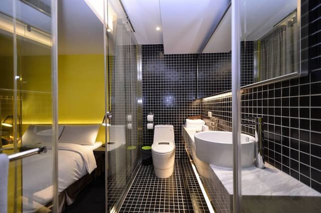 凡登東棧商務旅店-標準雙人客房 (無窗)-2