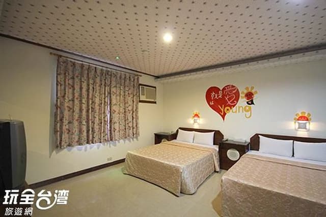 集集花都汽車旅館 | 精品汽車旅館 l 南投集集 | 車站三分鐘-A 四人房(不挑房)-6