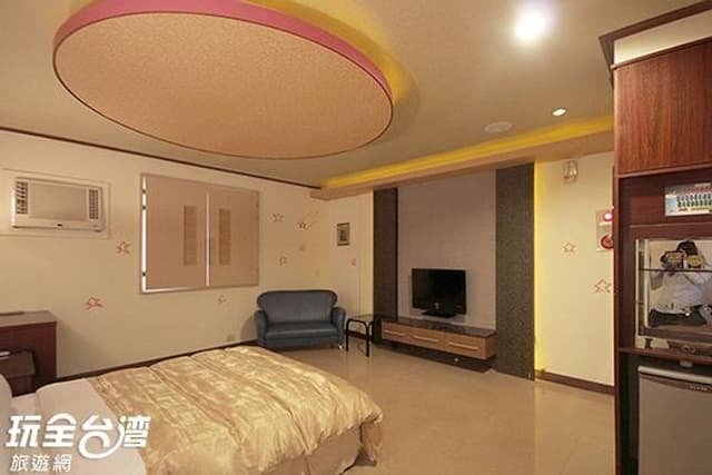 集集花都汽車旅館 | 精品汽車旅館 l 南投集集 | 車站三分鐘-E 尊爵雙人房（不挑房）-7