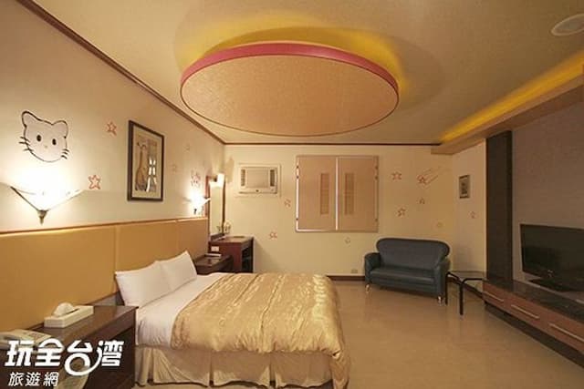 集集花都汽車旅館 | 精品汽車旅館 l 南投集集 | 車站三分鐘-E 尊爵雙人房（不挑房）-3