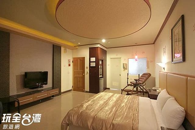 集集花都汽車旅館 | 精品汽車旅館 l 南投集集 | 車站三分鐘-E 尊爵雙人房（不挑房）-4