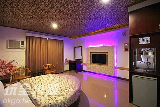 集集花都汽車旅館 | 精品汽車旅館 l 南投集集 | 車站三分鐘-F 藥草蒸氣SPA+圓床+圓按摩浴缸（不挑房）-6