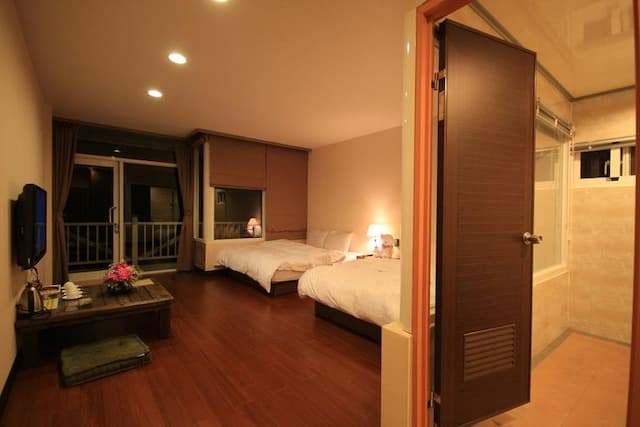 스카이 라운지 b&b, 대만, 일월담, 시투 근처 seukai launji b&b, daeman, il-woldam, situ geuncheo-Quadruple room-7