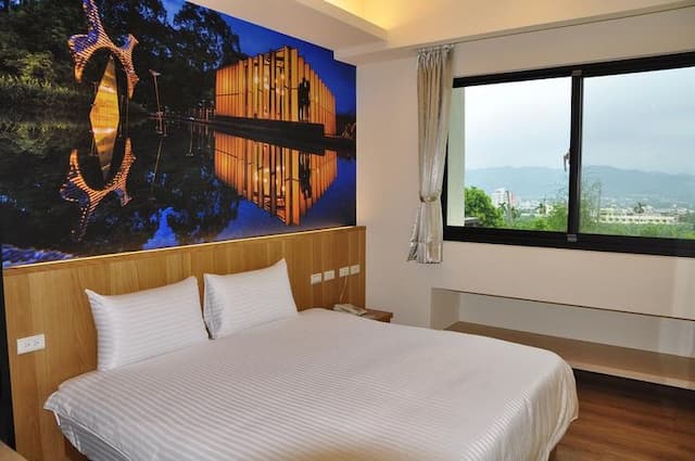 南投休閒農場 一峸一宿-山景雙人房(201)-1