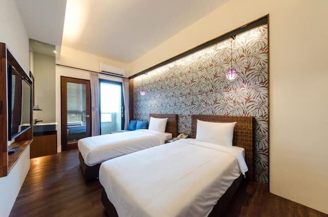 沐府海旅｜近安平河畔-庫塔海景雙床房-3