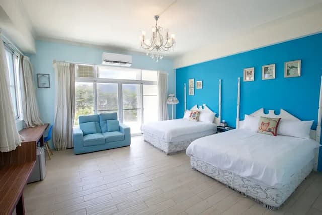 타이동 베드 앤 브랙퍼스트 록 Taitung bed and breakfast lock-Quadruple Room (not pick the room)-2