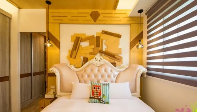 米樂民宿｜附溜滑梯、球池-(101)雙人房-附共用衛浴-9