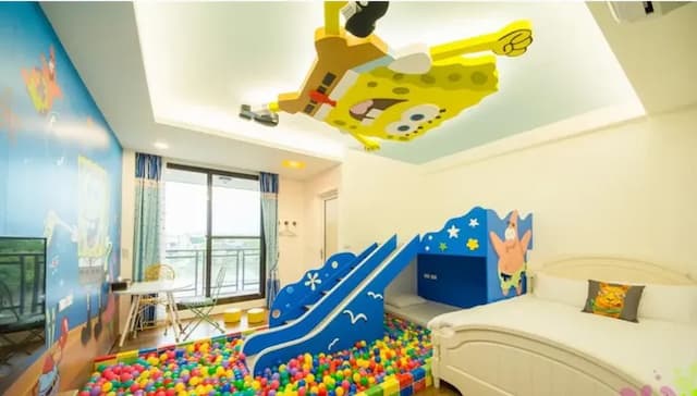 米樂民宿｜附溜滑梯、球池-16人包棟-2