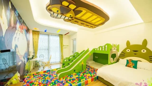 米樂民宿｜附溜滑梯、球池-16人包棟-3