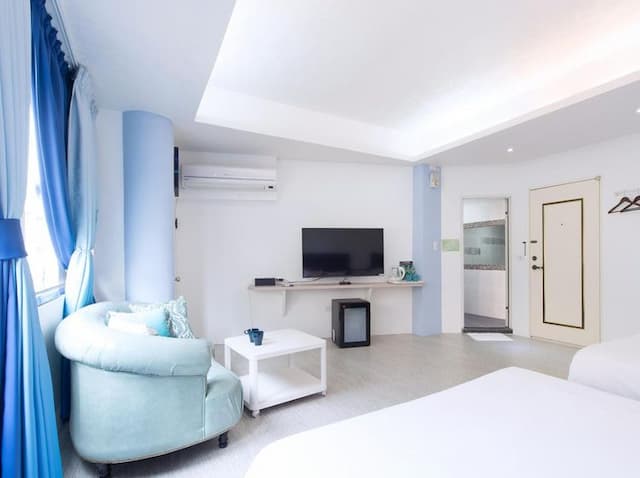 知竹常樂主題民宿-漩藍四人房（不含早）-3