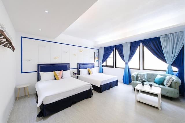 知竹常樂主題民宿-漩藍四人房（不含早）-4