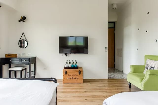 Wilderness1138 Huelien B&B.-Quadruple Room with Mountain View and Balcony-7