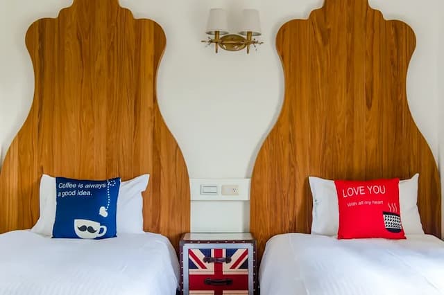 Wilderness1138 Huelien B&B.-Twin room with mountain view and balcony-5