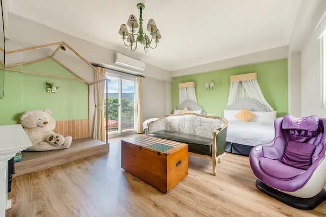 Wilderness1138 Huelien B&B.-Family Quadruple Room with Balcony-1