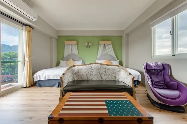 Wilderness1138 Huelien B&B.-Family Quadruple Room with Balcony-5