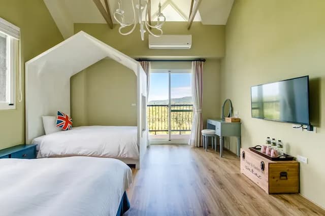 Wilderness1138 Huelien B&B.-Triple Room with Mountain View and Bathtub-5