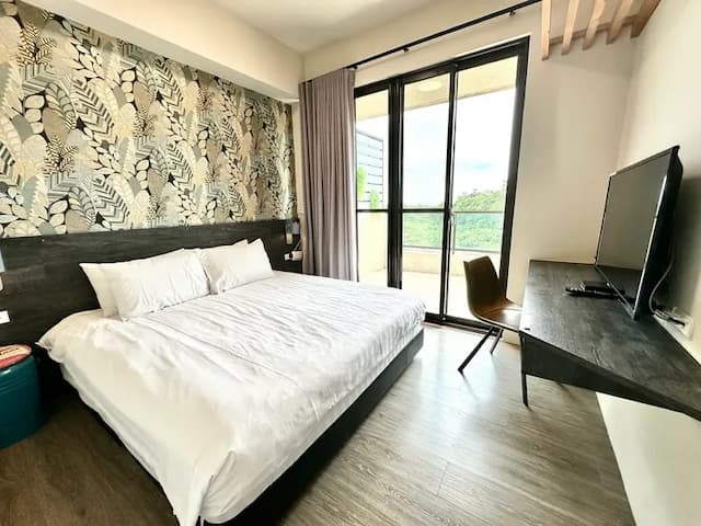 默默旅宿-平日優惠｜簡簡單單雙人房(高樓層)-3