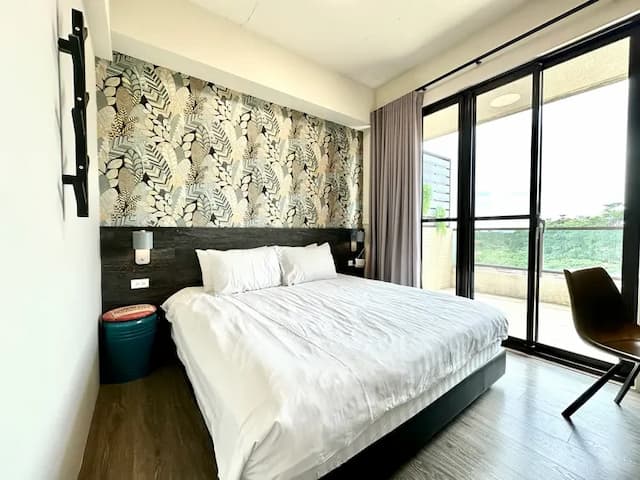 默默旅宿-平日優惠｜簡簡單單雙人房(高樓層)-1