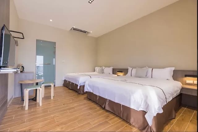 Qianhai B&B-1층에 독립적인 출입이 가능한 쿼드러플룸 A-2