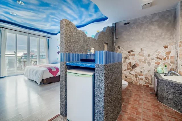 墾丁圍園旅店-高級雙人房-附浴缸-12