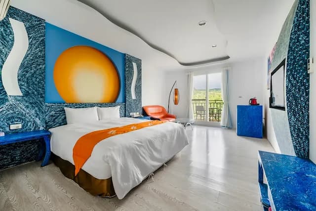 墾丁圍園旅店-山景雙人房-附浴缸-9