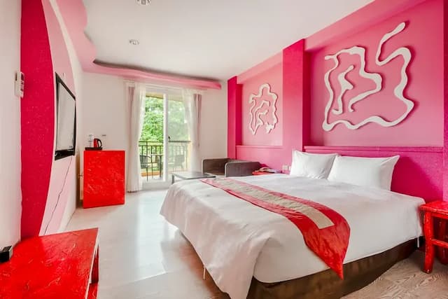 墾丁圍園旅店-山景雙人房-附浴缸-1