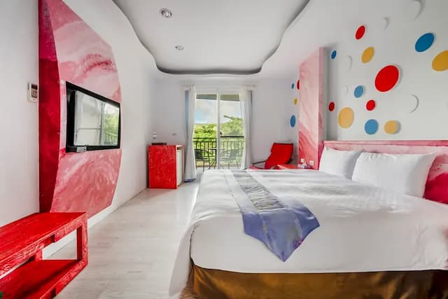 墾丁圍園旅店-山景雙人房-附浴缸-13