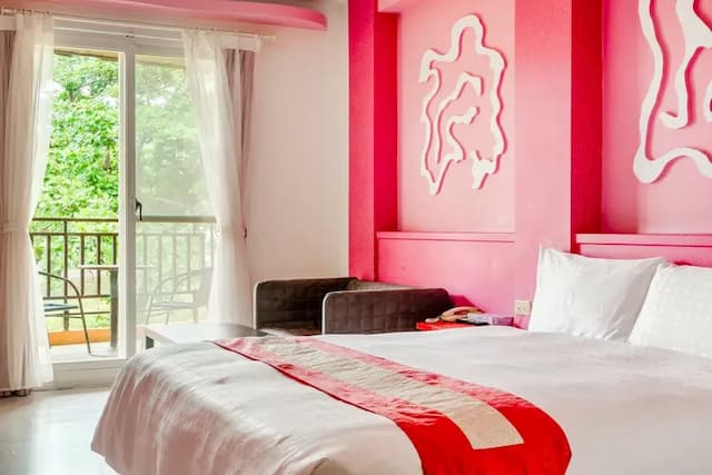 墾丁圍園旅店-山景雙人房-附浴缸-2